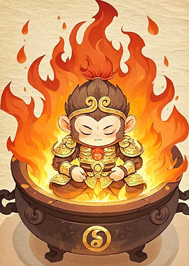 Monkey King Cauldron Fire