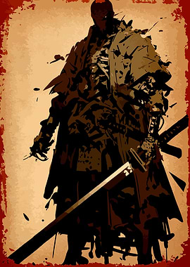 Samurai Warrior Digital Art