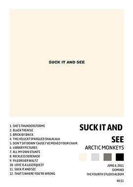 Arctic Monkeys Suck It and See