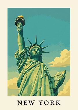 Statue of Liberty New York Poster