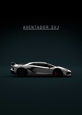 Lamborghini Aventador SVJ - White