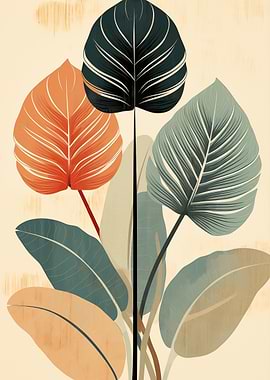 Abstract Tropical Leaves