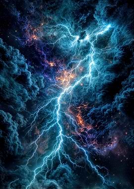 Electric Storm in Space