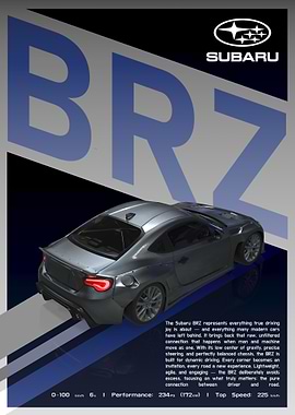 Subaru BRZ Car Advertisement
