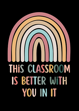 Classroom Rainbow Poster