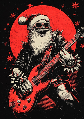 Rock and Roll Santa Claus