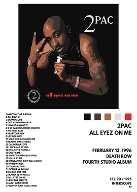 2Pac All Eyez On Me Album Art
