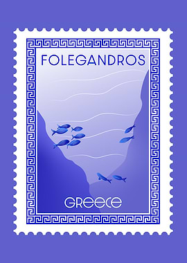 Folegandros Stamp