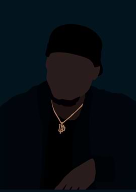 Hopsin Minimalist Portrait