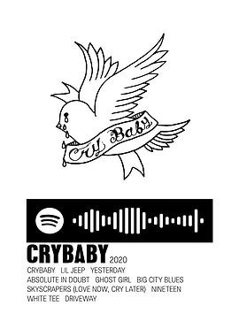 lil peep Crybaby Album poster
