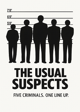 The Usual Suspects Poster