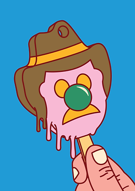 Melting Cowboy Popsicle