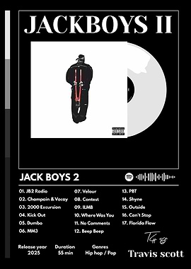 travis scott JACKBOYS 2 Album Cover Art