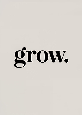 Grow Text Art