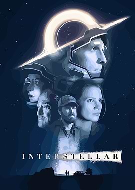 Interstellar Movie Poster Art