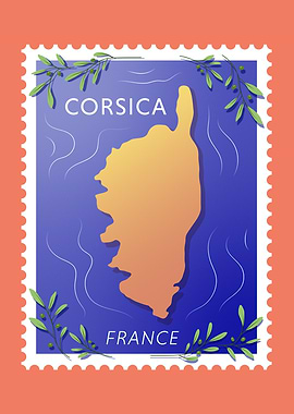 Corsica Stamp