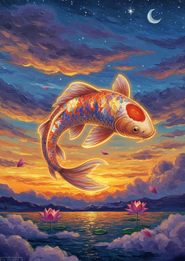 Koi Fish Dreamscape