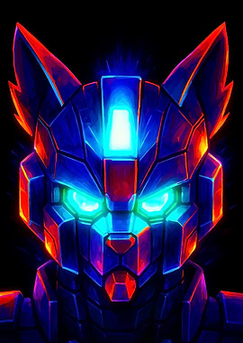 Cybernetic red panda Robot