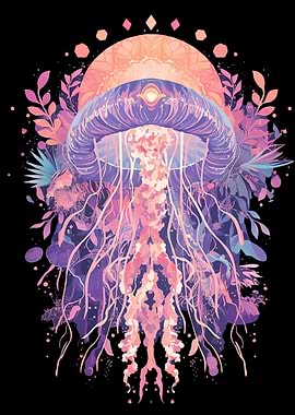 Mystical Jellyfish Floral