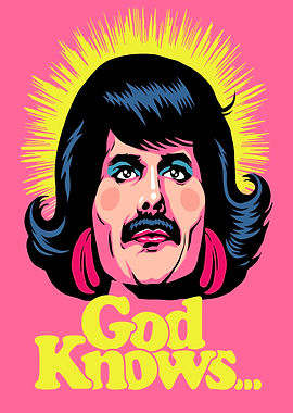 Freddie Mercury Pop Art 'God Knows'