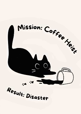 Cat Coffee Heist Disaster
