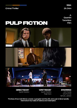 Pulp Fiction Movie Poster