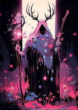 Mystical Forest Druid