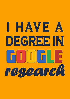 Degree in Google Research Text Art