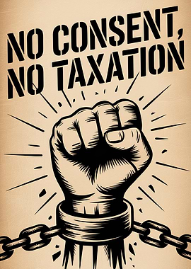 No Consent, No Taxation Poster