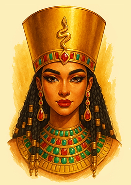 Egyptian Queen Cleopetra Portrait