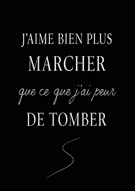 French Quote: Walking Over Fear