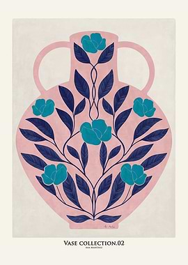 Floral Vase Collection.02 Art Print