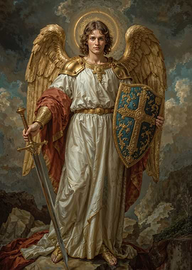 Angel with Sword and Shield