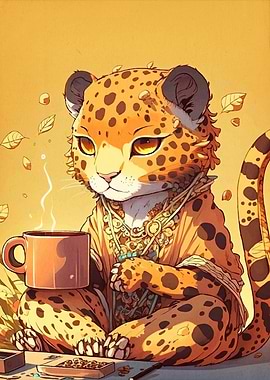 Anthropomorphic Leopard