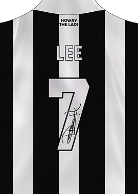 Rob Lee Newcastle Shirt Jersey with Signature