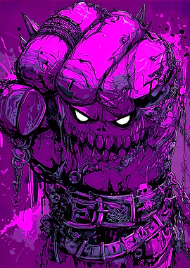 Purple Monster Fist