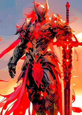 Armored Warrior with Sword