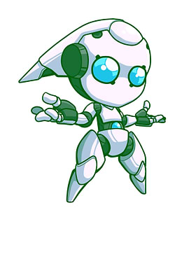 Clank Cartoon Robot Character Illustration