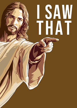 I Saw That – Vintage Jesus Pointing
