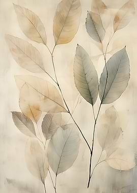 Delicate Leaves Botanical