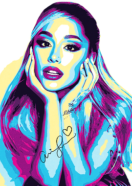 Ariana pop art