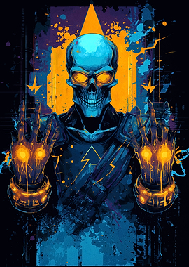 Electric Skull Warrior