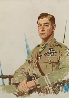Portrait of a Pilot in Uniform