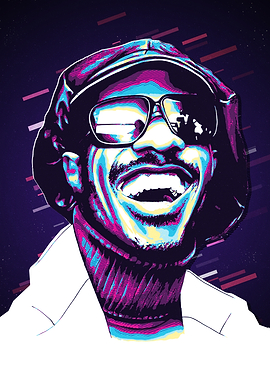 Stevie Wonder Pop Art Portrait