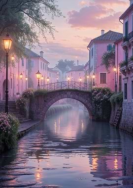The Old Stone Bridge at Dawn