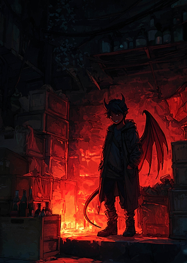 Teenage Devil in a Dark Room