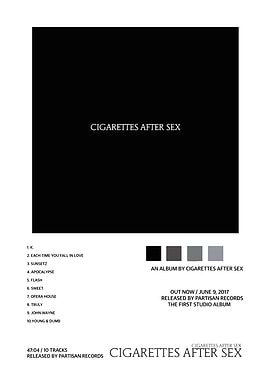 Cigarettes After Sex Album Cover