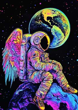 Astronaut Wing Space