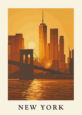 New York Cityscape Art Print