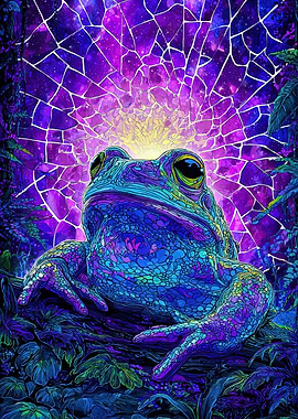Psychedelic Frog Cosmic